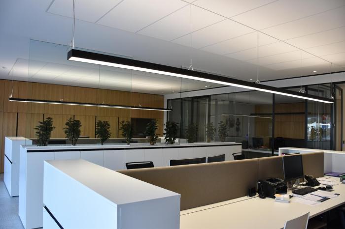 Office lighting building elegant comfort solution ledluks visual led architectural slovenia natural